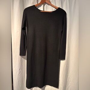 Banana Republic black midi sweater dress. Size M.